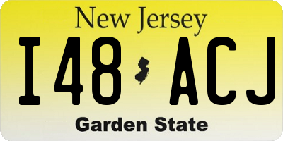 NJ license plate I48ACJ