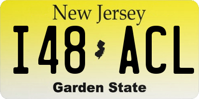 NJ license plate I48ACL