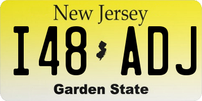 NJ license plate I48ADJ