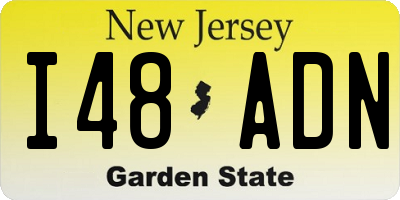 NJ license plate I48ADN