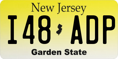 NJ license plate I48ADP