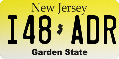 NJ license plate I48ADR