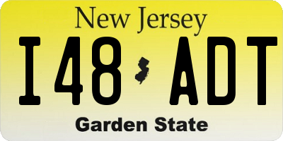 NJ license plate I48ADT