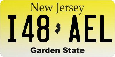 NJ license plate I48AEL