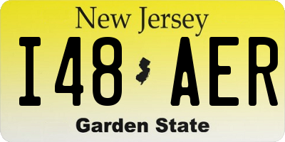NJ license plate I48AER