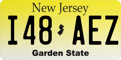 NJ license plate I48AEZ