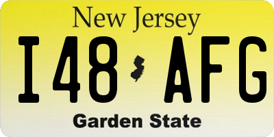 NJ license plate I48AFG