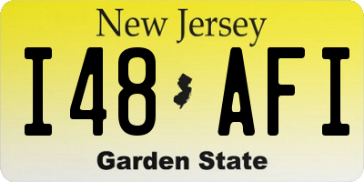 NJ license plate I48AFI