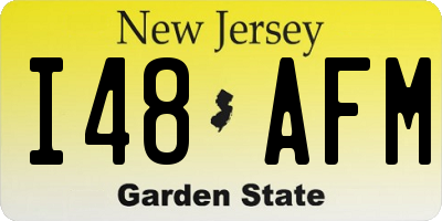 NJ license plate I48AFM