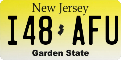 NJ license plate I48AFU