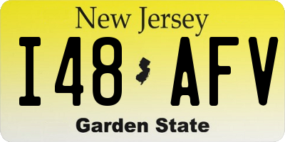 NJ license plate I48AFV