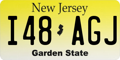 NJ license plate I48AGJ