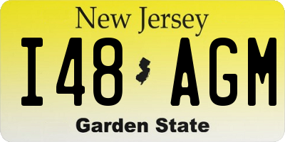 NJ license plate I48AGM