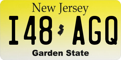 NJ license plate I48AGQ