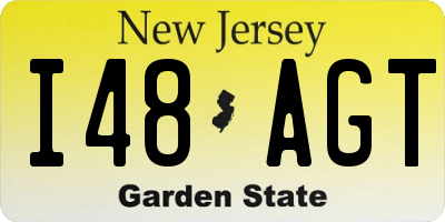 NJ license plate I48AGT