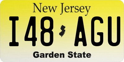 NJ license plate I48AGU