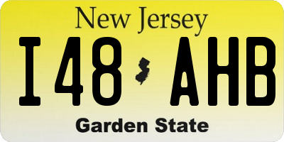 NJ license plate I48AHB