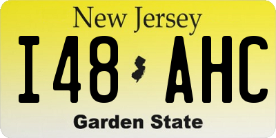 NJ license plate I48AHC