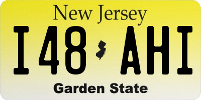 NJ license plate I48AHI