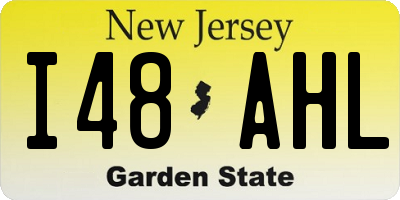 NJ license plate I48AHL