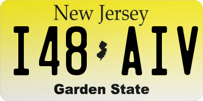 NJ license plate I48AIV