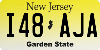 NJ license plate I48AJA