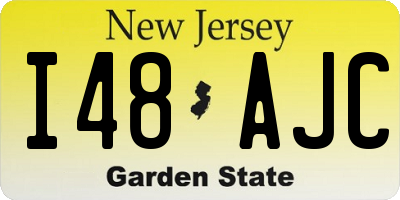 NJ license plate I48AJC