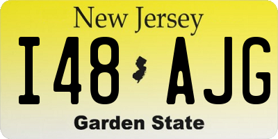 NJ license plate I48AJG
