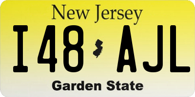 NJ license plate I48AJL