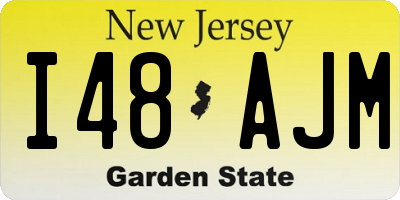 NJ license plate I48AJM