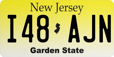 NJ license plate I48AJN