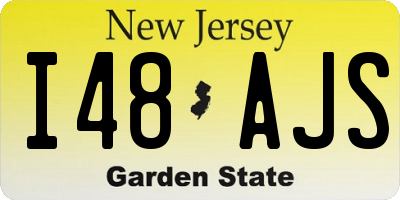 NJ license plate I48AJS