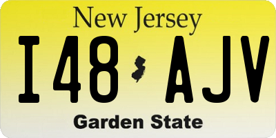 NJ license plate I48AJV