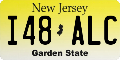 NJ license plate I48ALC