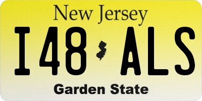NJ license plate I48ALS