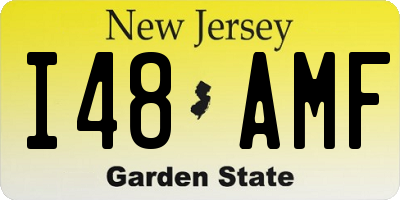 NJ license plate I48AMF
