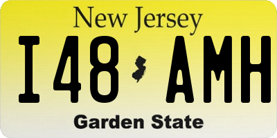 NJ license plate I48AMH