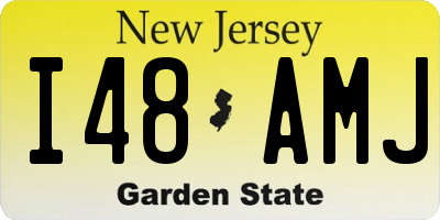 NJ license plate I48AMJ