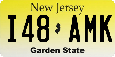 NJ license plate I48AMK
