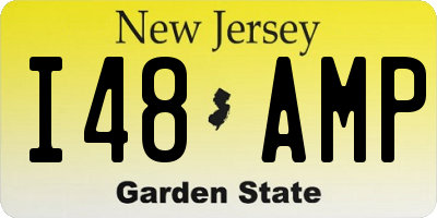 NJ license plate I48AMP