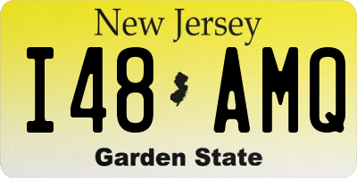 NJ license plate I48AMQ
