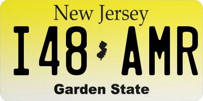 NJ license plate I48AMR