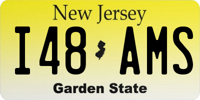 NJ license plate I48AMS
