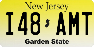 NJ license plate I48AMT