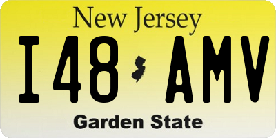 NJ license plate I48AMV