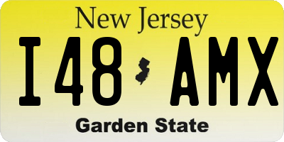 NJ license plate I48AMX