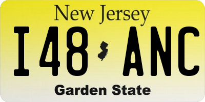 NJ license plate I48ANC