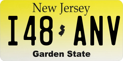 NJ license plate I48ANV
