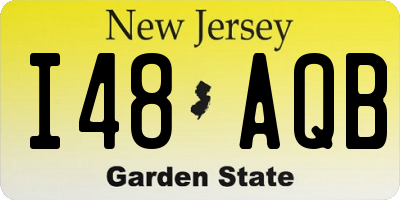 NJ license plate I48AQB