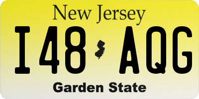 NJ license plate I48AQG